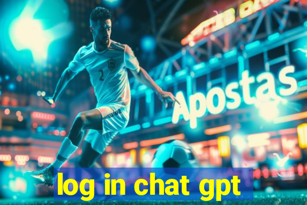 log in chat gpt